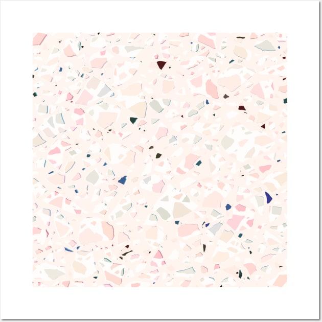 Tiny Terrazzo Texture I. Wall Art by matise